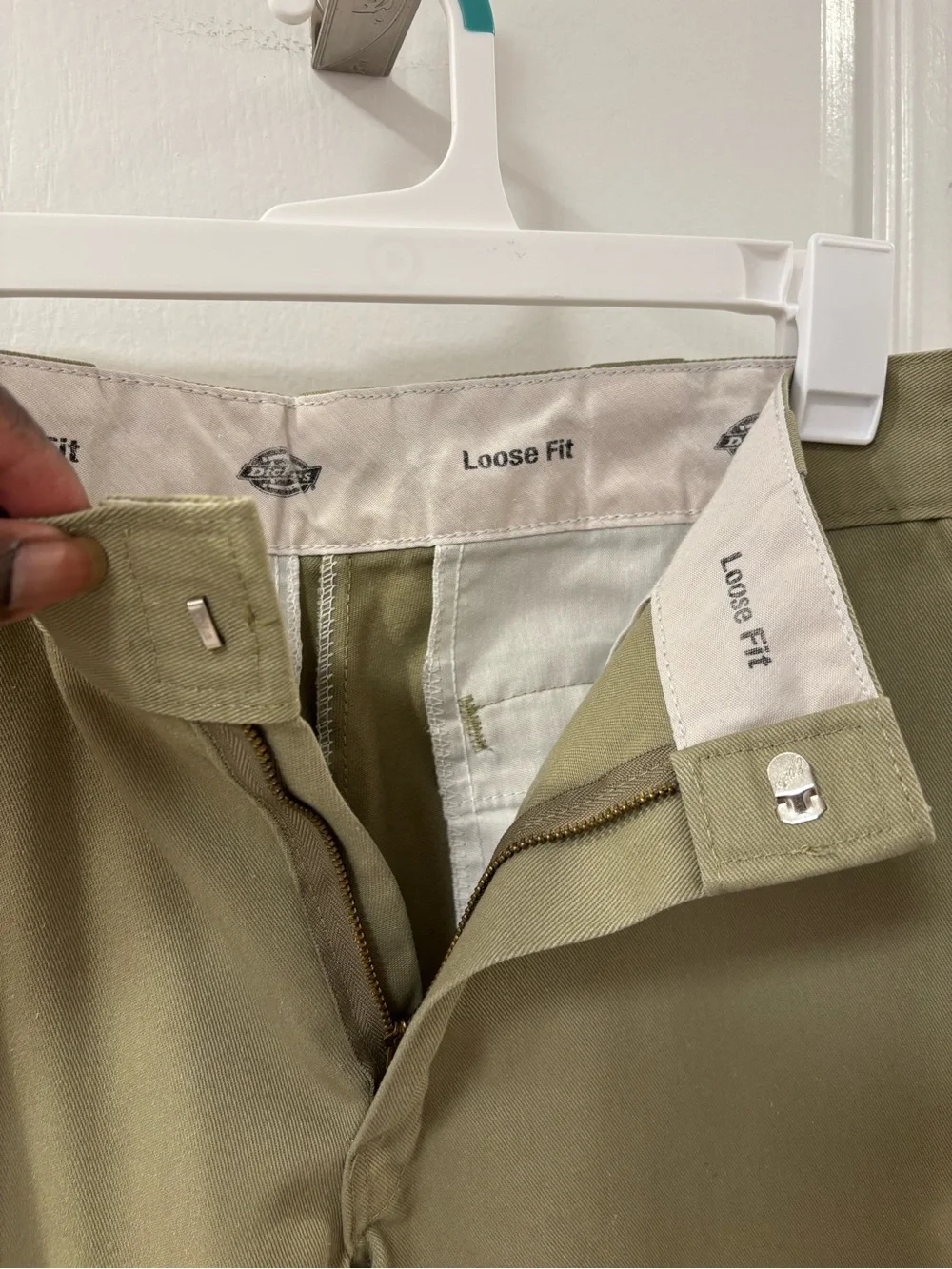 Dickies Loose Fit Men's Tan Work Chinos Zip Fly 31x29